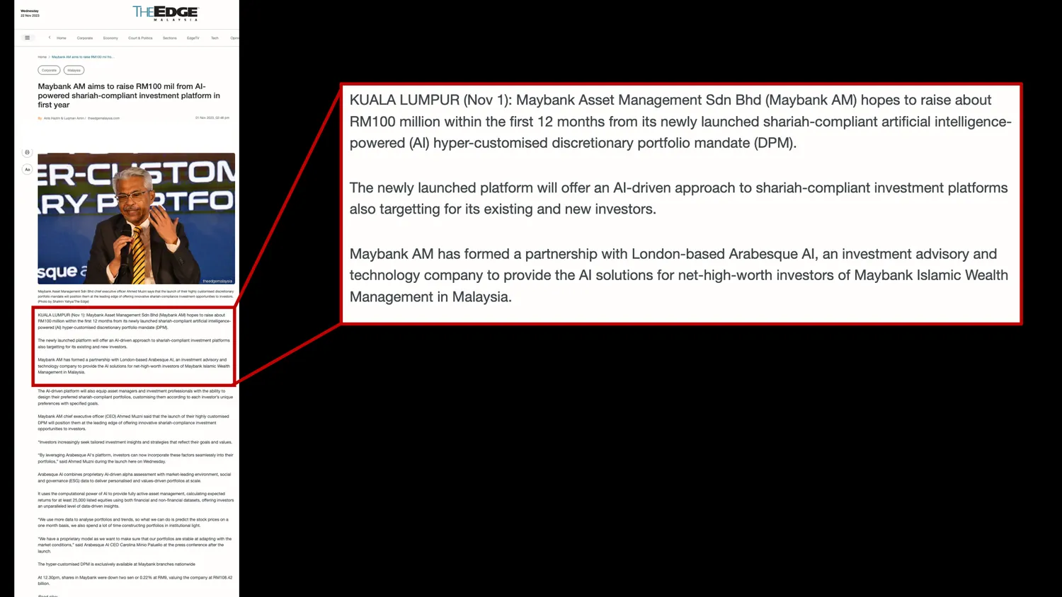 Maybank article